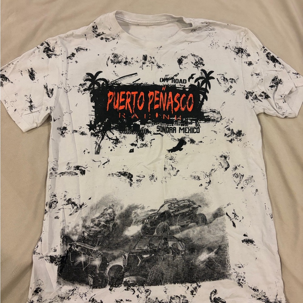 Puerto Penasco Graphic Men's T-Shirt - White
